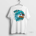 Officials Miami Dolphins Football Surf Score Repeat Mascot Premium Tee Shirt Sweater