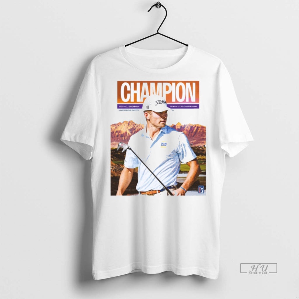 Officials Michael Brennan Pga Tour Champion Bank Of Utah Championship 2025 Tee Shirt Sweater