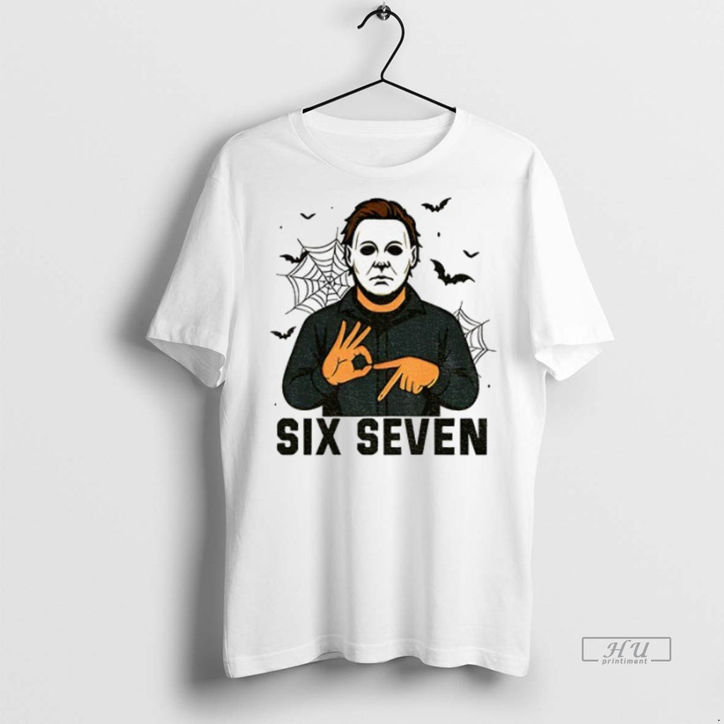 Officials Michael Myers Bundle Funny 67 Halloween Six Seven Tee Shirt Sweater