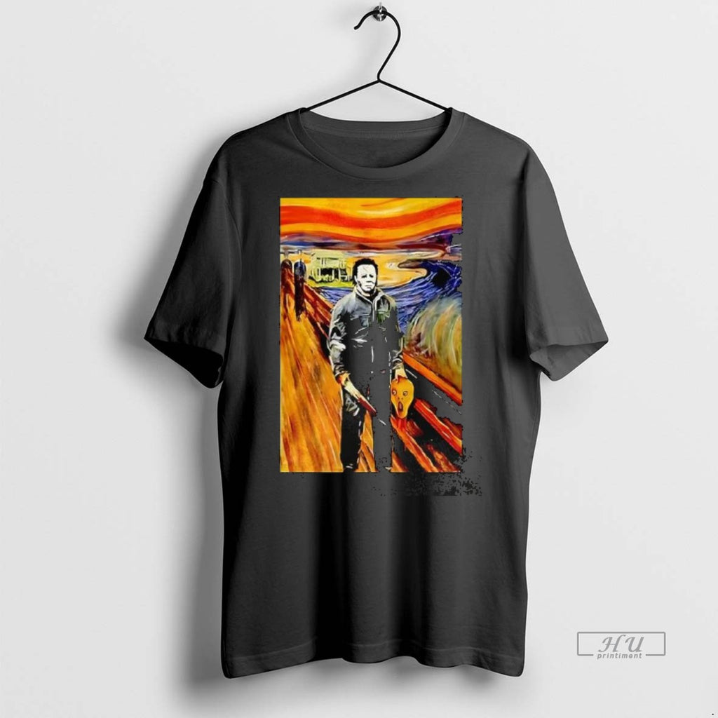 Officials Michael Myers The Scream Halloween Premium Tee Shirt Sweater