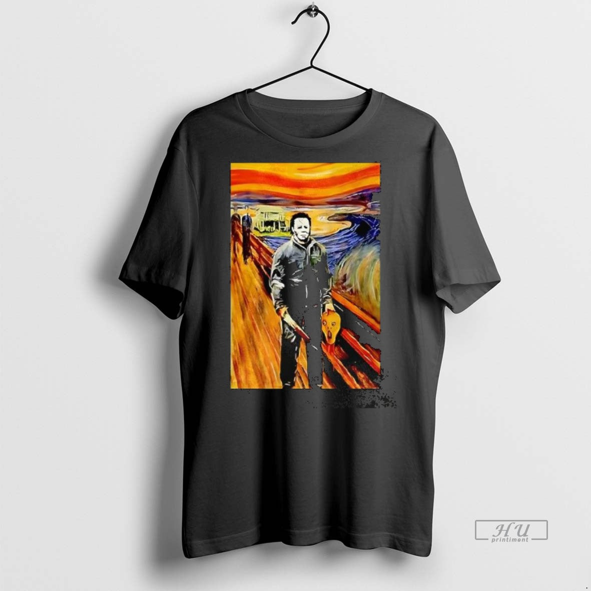 Officials Michael Myers The Scream Halloween Premium Tee Shirt Sweater
