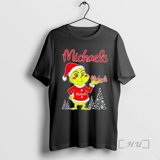 Officials Michaels And Grinchmas Christmas Tree Premium T Shirt Sweater