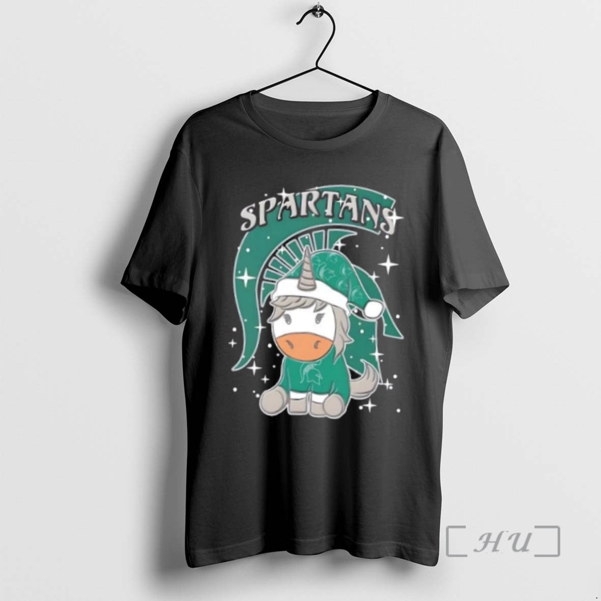 Officials Michigan State Spartans Football X Unicorn Merry Christmas