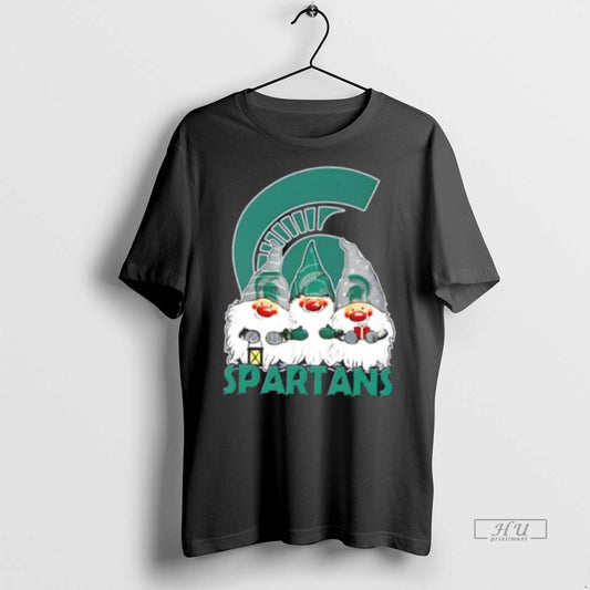 Officials Michigan State Spartans X Gnomes Xmas Christmas Premium Tee Shirt Sweater