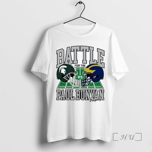 Officials Michigan Vs Michigan State 2025 Battle For The Paul Bunyan Trophy T Shirts Sweater