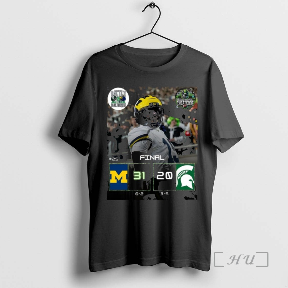 Officials Michigan Wins 31 20 Michigan State 2025 Gameday Football Tee Shirt Sweater