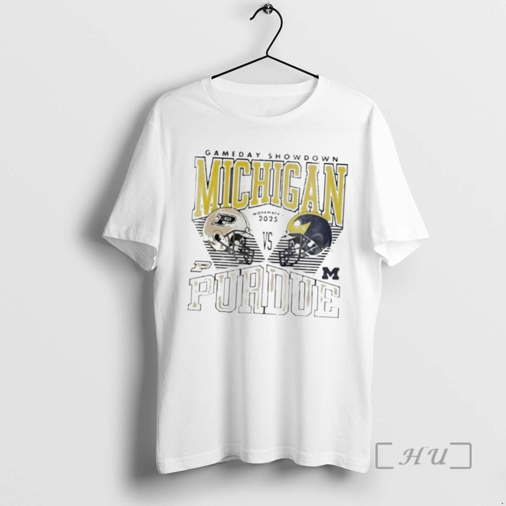 Officials Michigan Wolverines Vs Purdue Boilermakers Gameday Showdown 2025 T Shirt Sweater