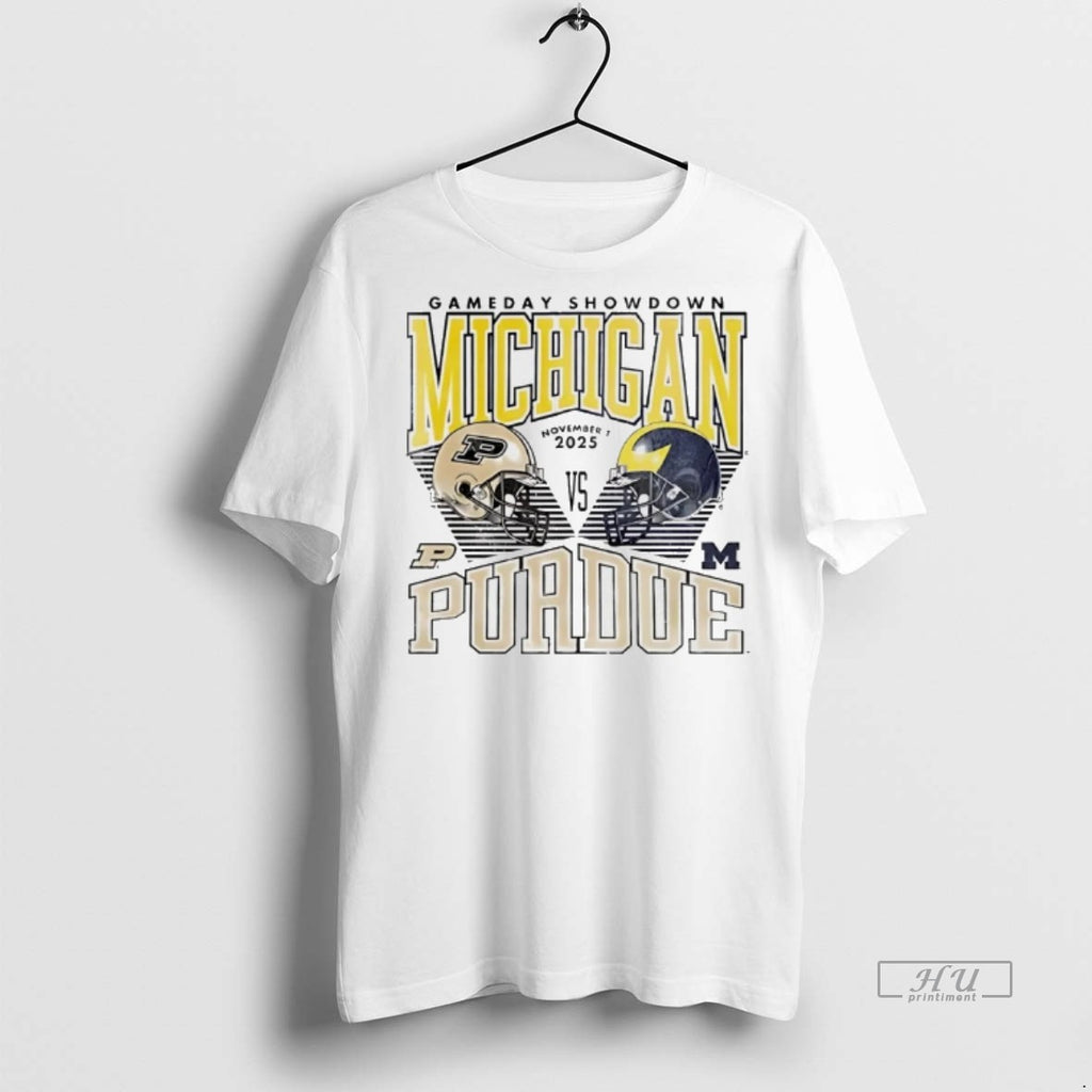 Officials Michigan Wolverines Vs Purdue Boilermakers Gameday Showdown 2025 Tee Shirt Sweater