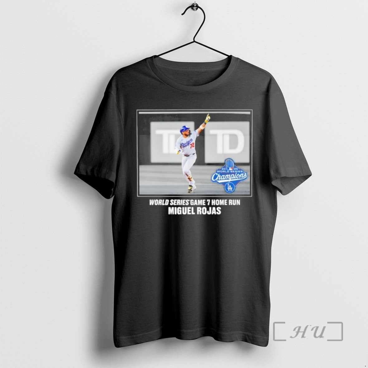 Officials Miguel Rojas Los Angeles Dodgers 2025 World Series Game 7 Hone Run Moment Premium