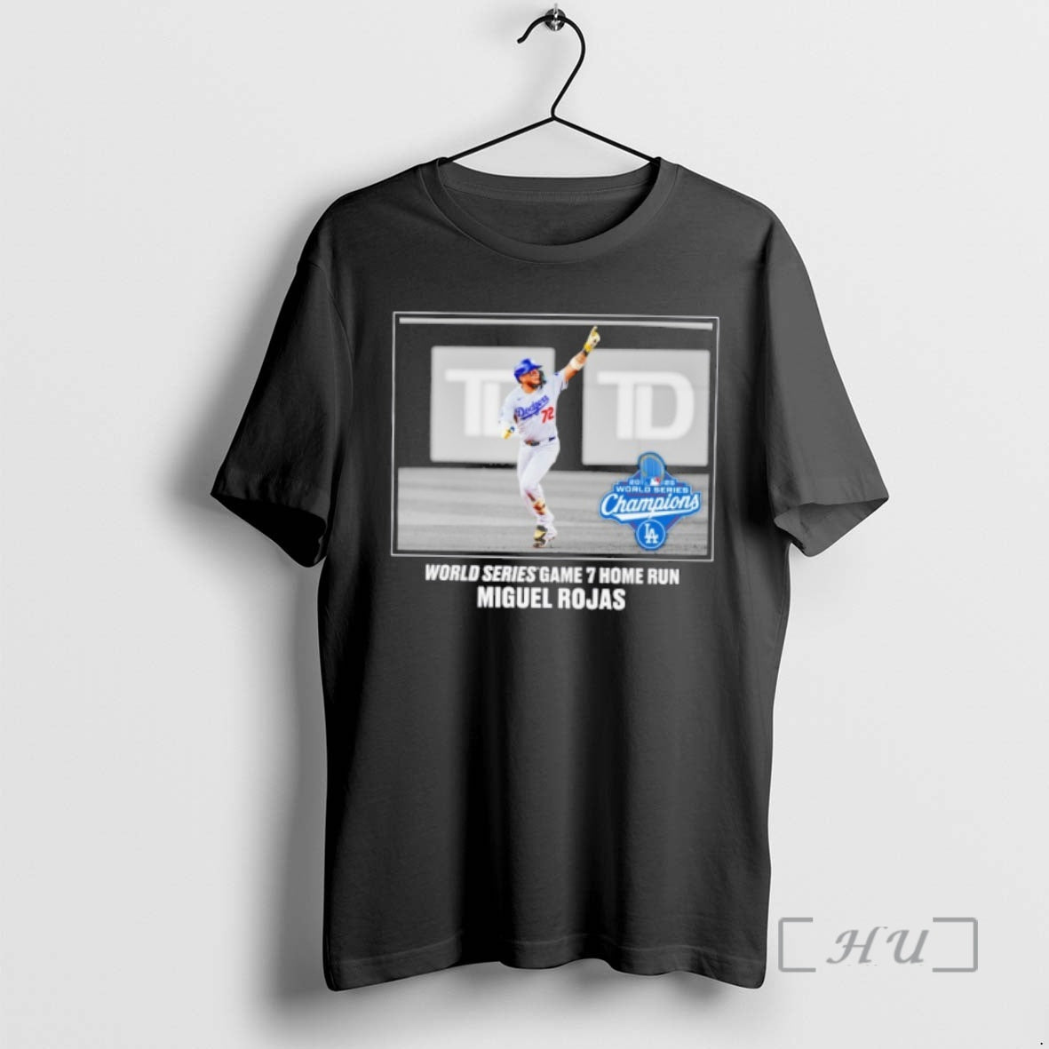 Officials Miguel Rojas Los Angeles Dodgers 2025 World Series Champions Moment Premium T Shirt Sweater