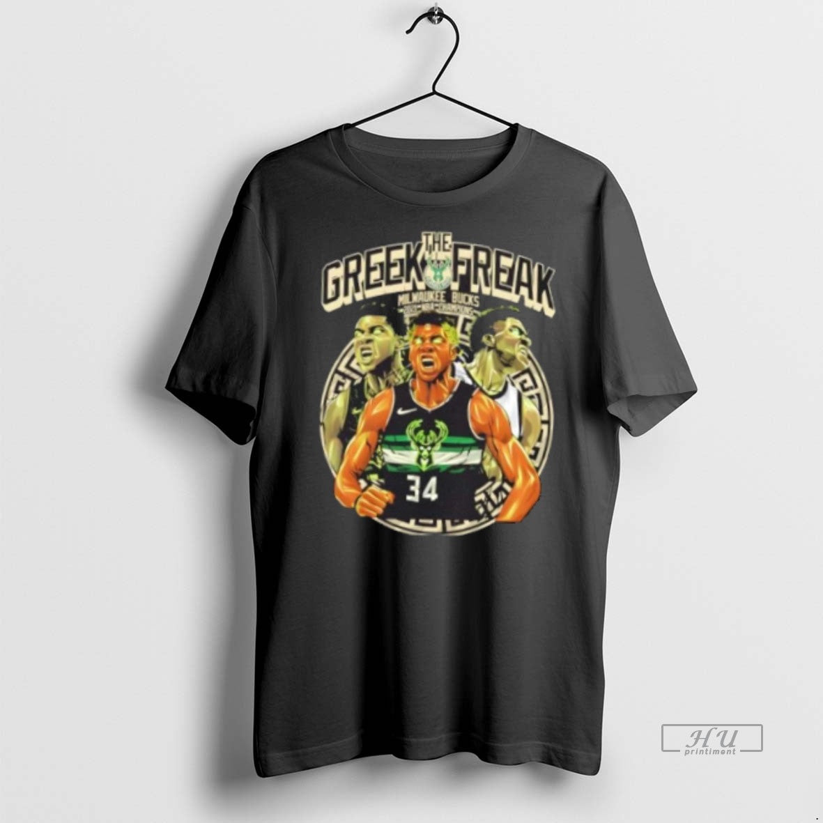 Officials Milwaukee Bucks Giannis Greek Freak Antetokounmpo Tee Shirt Sweater