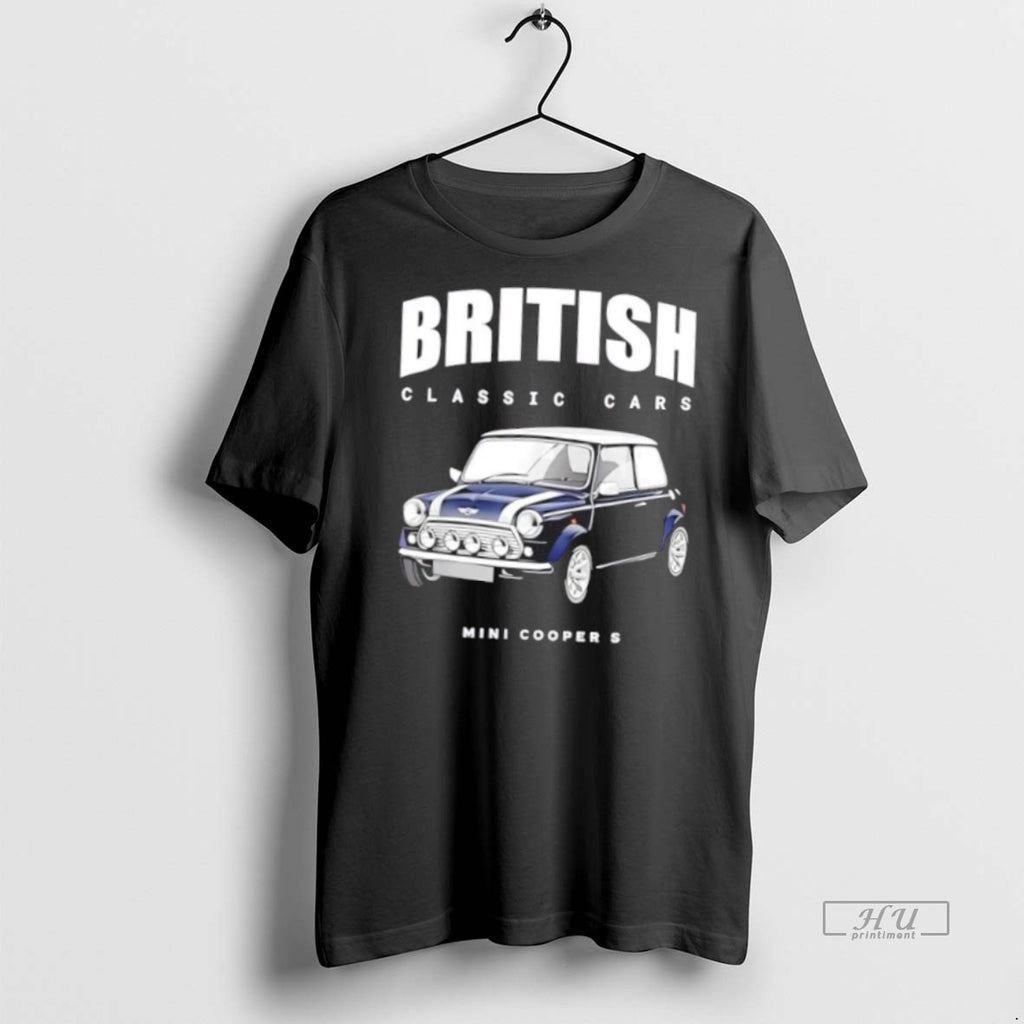 Officials Mini Cooper British Classic Cars Tee Shirt Sweater