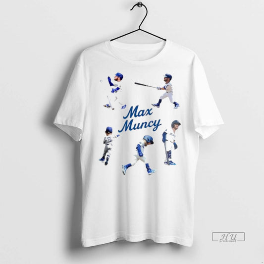 Officials Mini Max Muncy Natural La Graphic Premium Tee Shirt Sweater