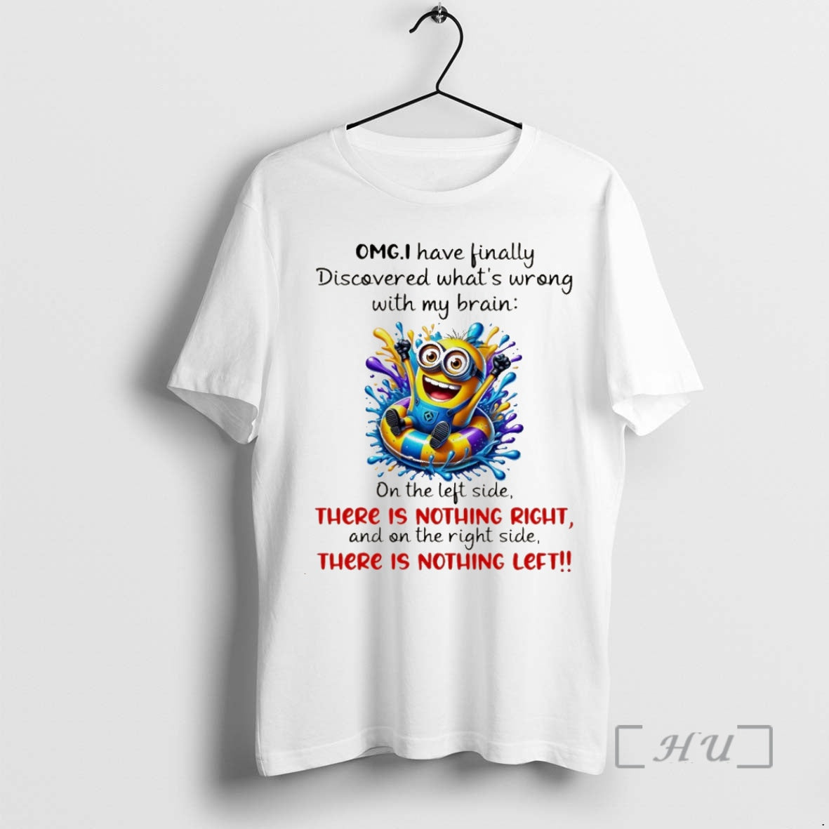Officials Minion Omg I Have Finally Discovered Whats Wrong With My Brain Christmas Premium
