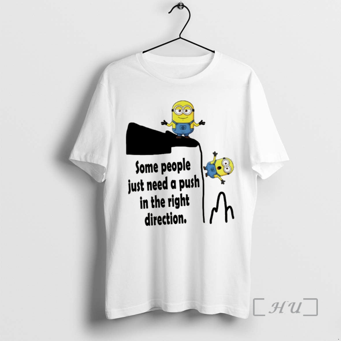 Officials Minion Some People Just Need A Push In The Right Direction