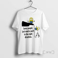 Officials Minion Some People Just Need A Push In The Right Direction Premium T Shirts