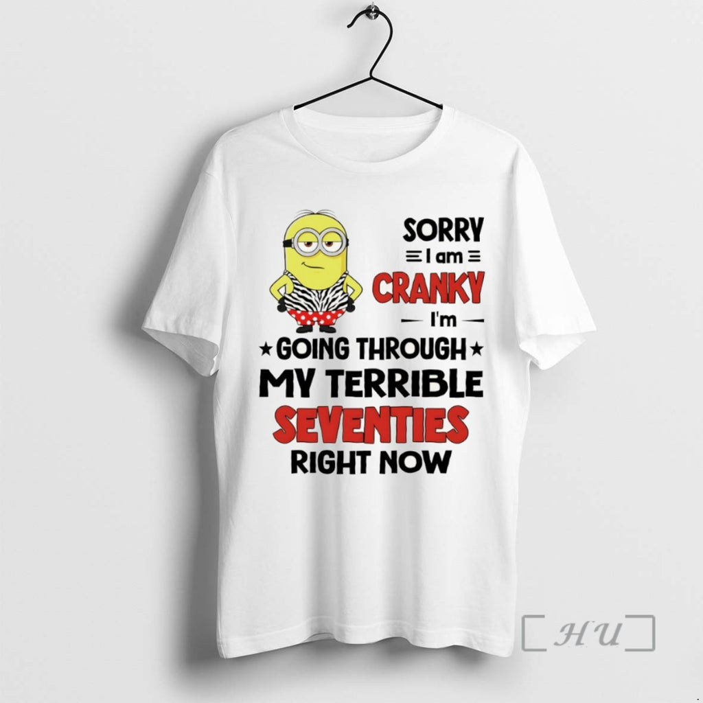 Officials Minion Sorry I Am Cranky Im Going Through My Terrible Seventies Right Now