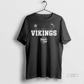 Officials Minnesota Vikings Stand Against Bullying Spirit Day Double Sided Graphic Tee Shirt Sweater