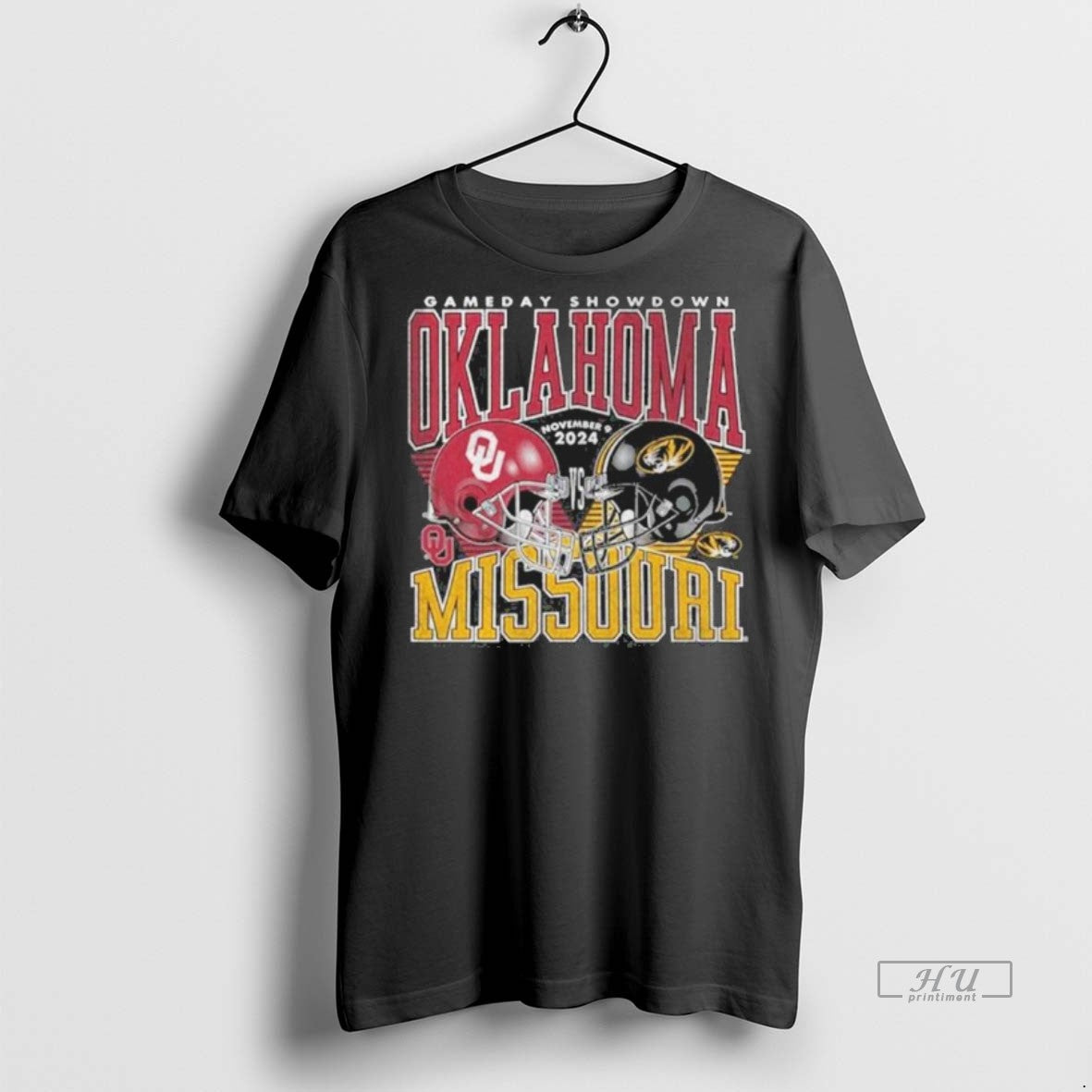 Officials Missouri Tigers Vs Oklahoma Sooners 2025 Gameday Showdown Premium Tee Shirt Sweater