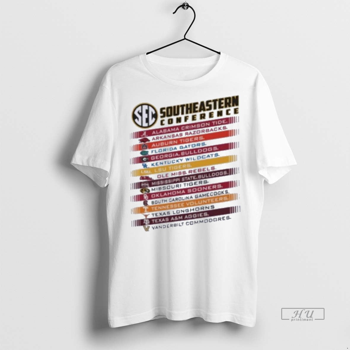 Officials Mizzou Tigers Sec All Teams Spelled Out Team Names Premium Tee Shirt Sweater