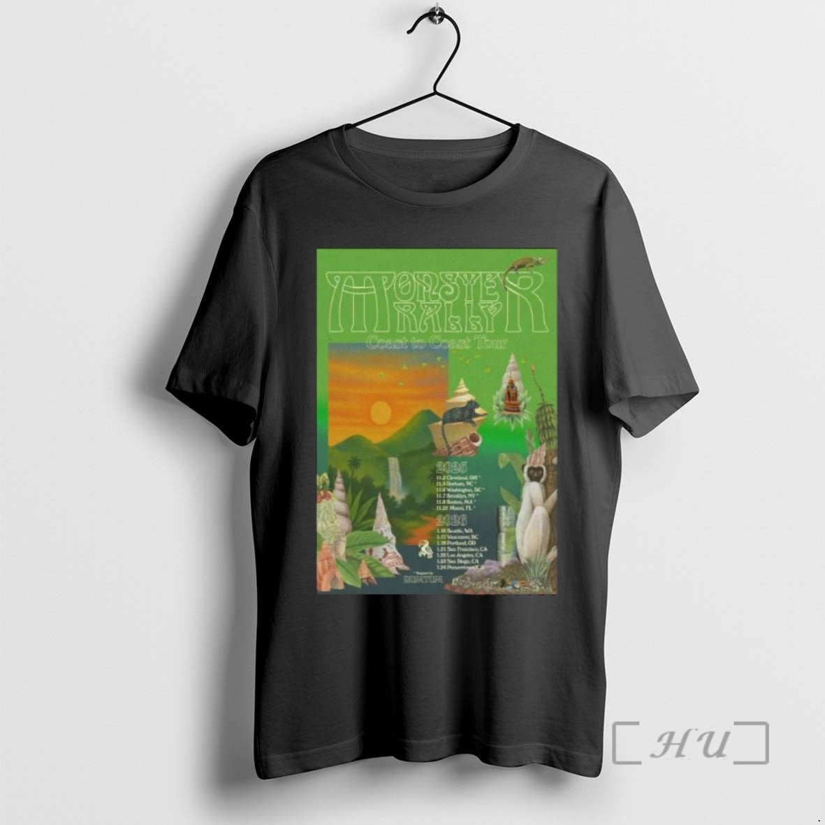 Officials Monster Rally West Coast Tour 2025 2026 Long Sleve