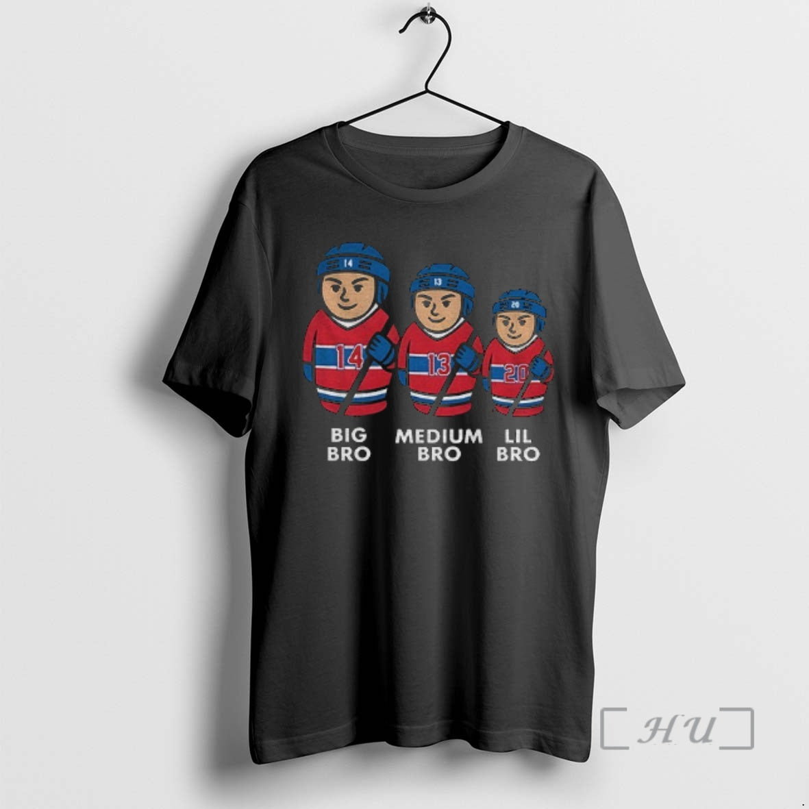 Officials Montreal Big Bro Medium Bro Lil Bro 3 Bros Washington Capitals Hockey Nhl Premium