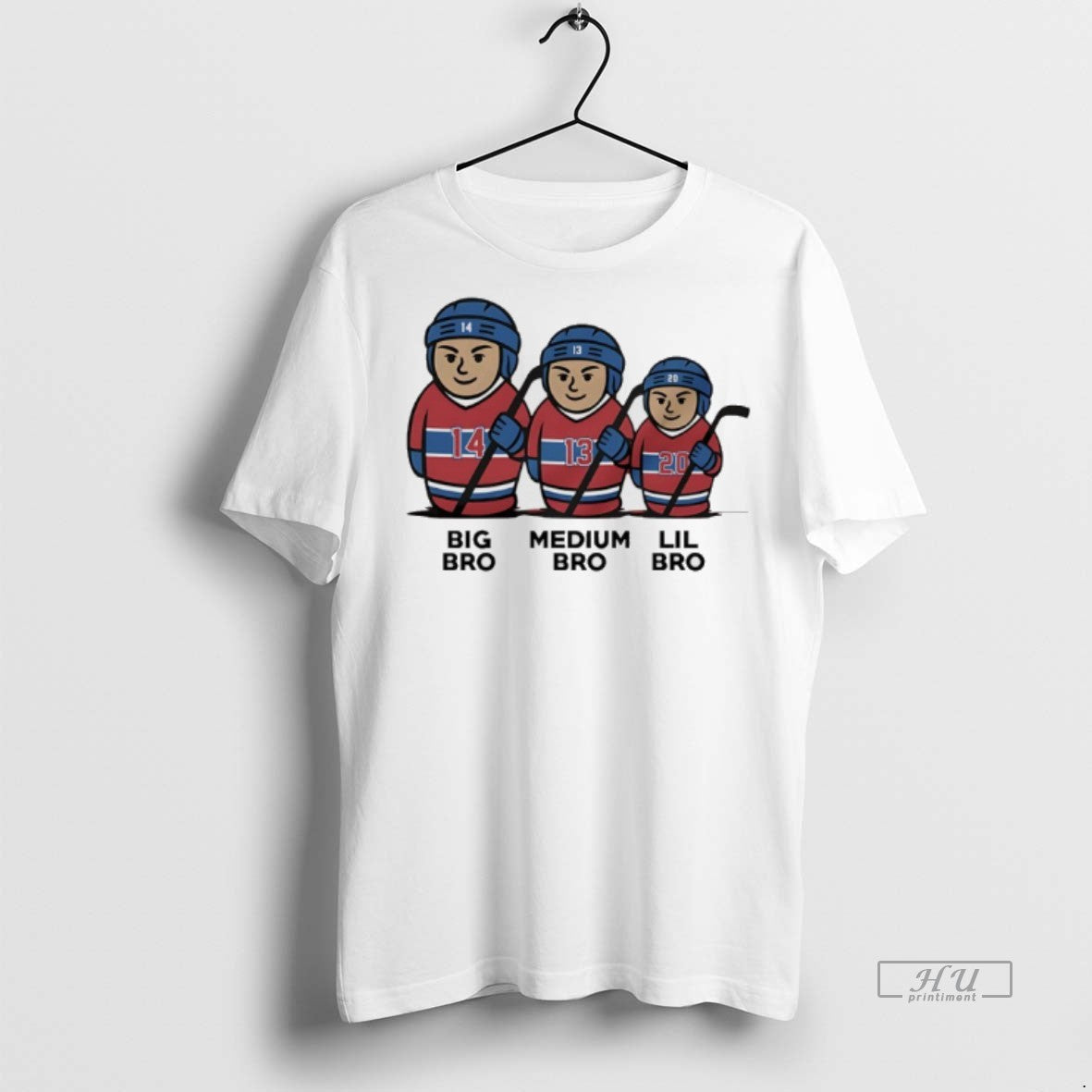 Officials Montreal Canadiens 3 Bros Big Bro Medium Bro Lil Bro Premium Tee Shirt Sweater