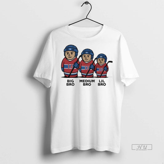 Officials Montreal Canadiens 3 Bros Big Bro Medium Bro Lil Bro Premium Tee Shirt Sweater