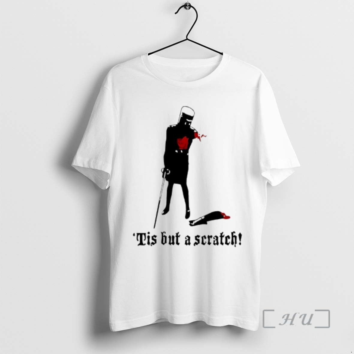 Officials Monty Python Black Knight Tis But A Scratch Premium T Shirt Sweater