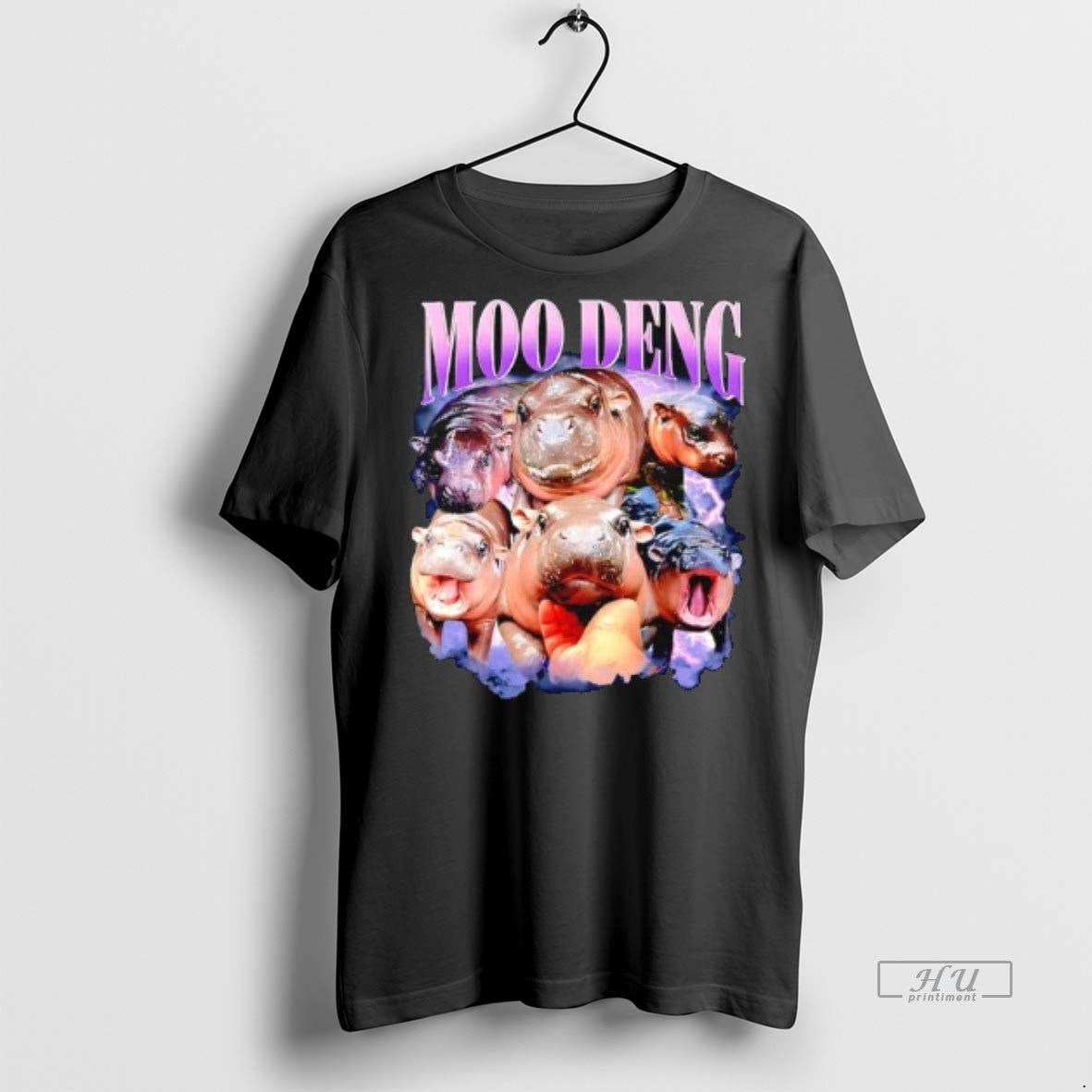 Officials Moo Deng Baby Pygmy Hippo Cute Zoo Premium Tee Shirt Sweater