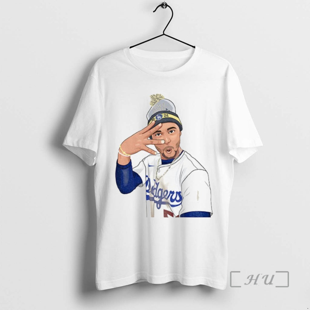 Officials Mookie Betts Baseball La Dodgers T Shirt Sweater