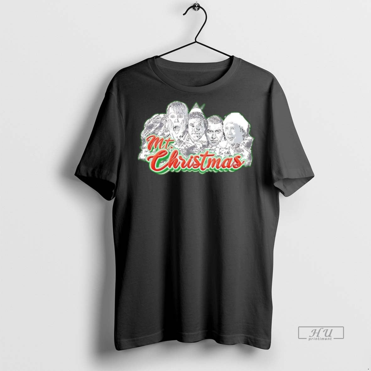 Officials Mount Rushmore Mt Christmas 90s Movies Characters Tee Shirt Sweater