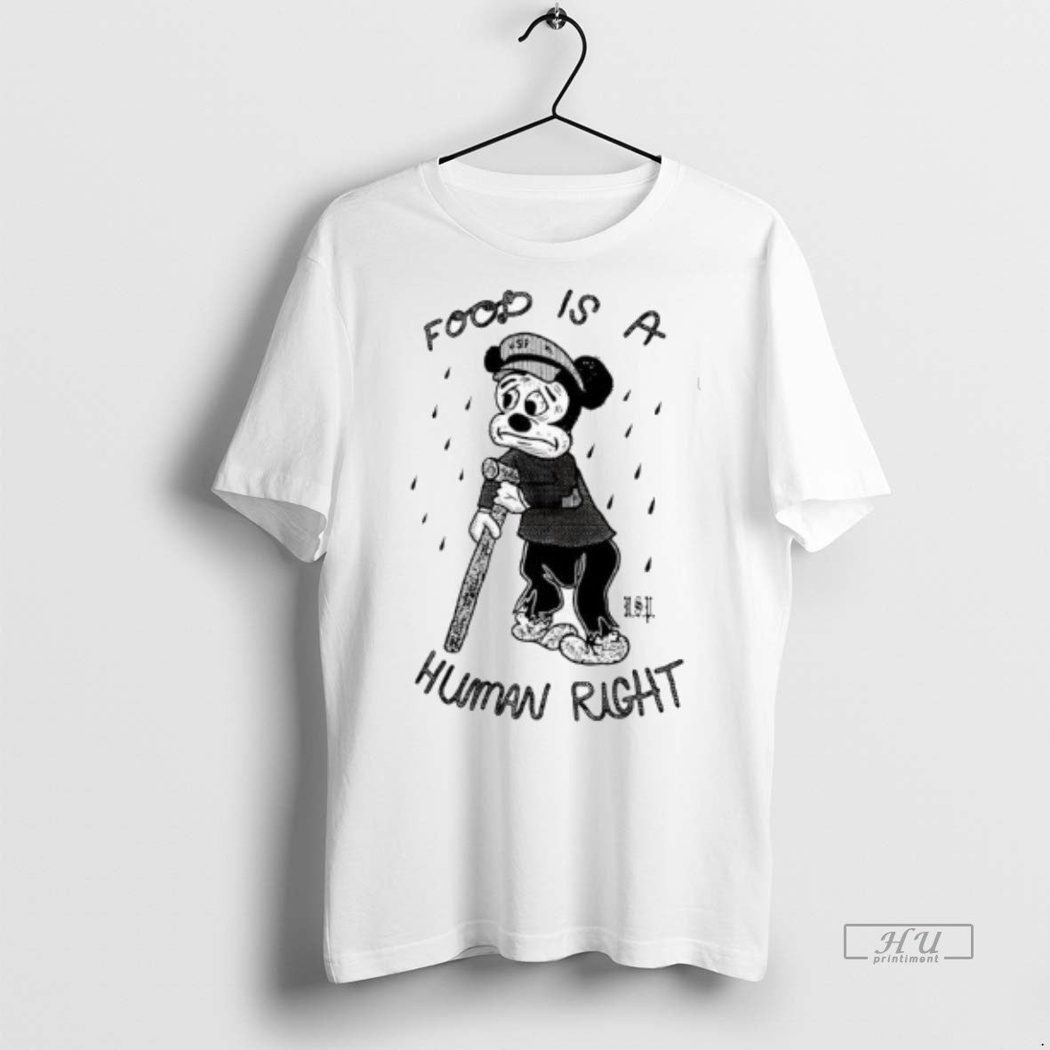 Officials Mouse Food Is A Human Right Premium Tee Shirt Sweater