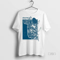Officials Mowgli Coastline Circle White Premium Tee Shirt Sweater