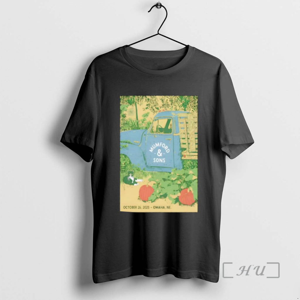 Officials Mumford And Sons Omaha Ne October 26 2025 Tee Shirt Sweater