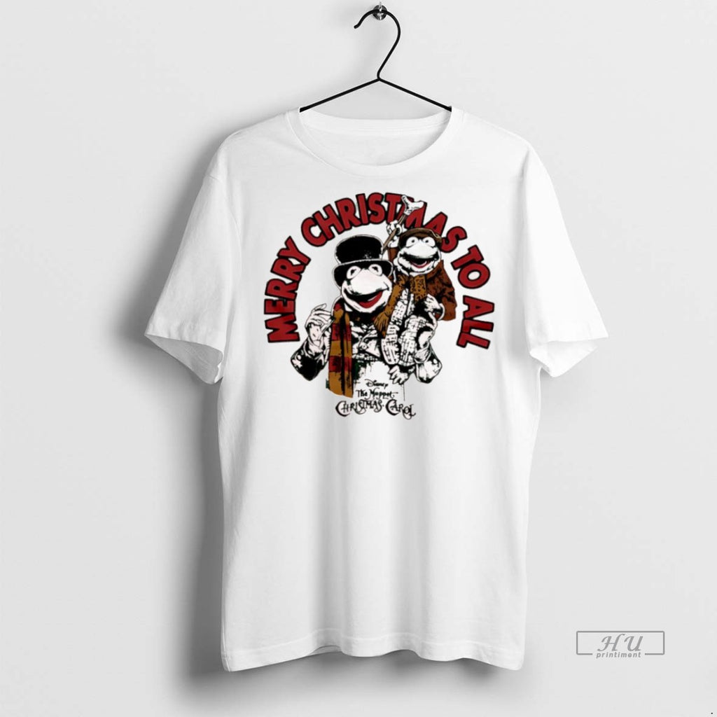 Officials Muppets Merry Christmas To All The Muppets Christmas Carol Premium Tee Shirt Sweater