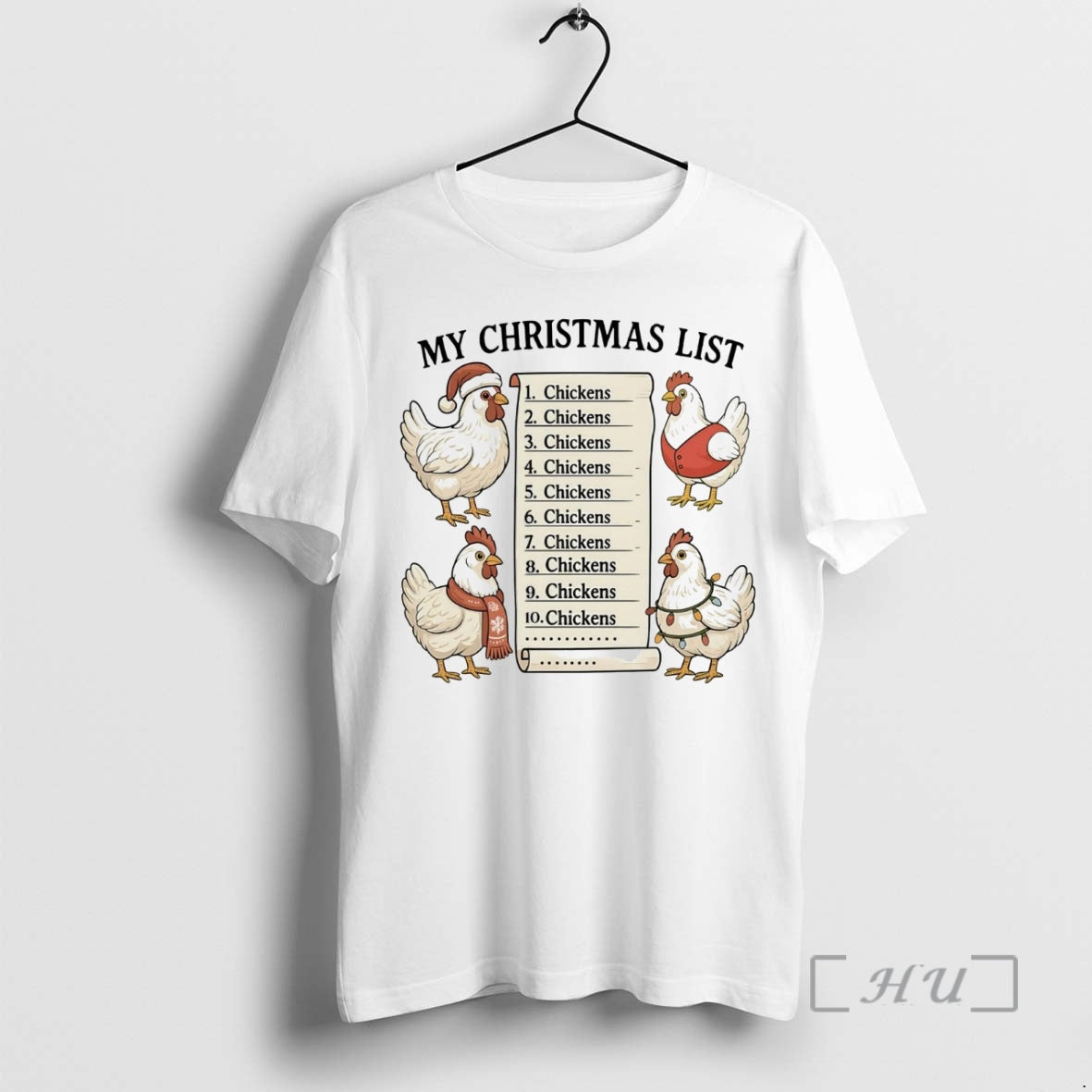Officials My Christmas List Chickens