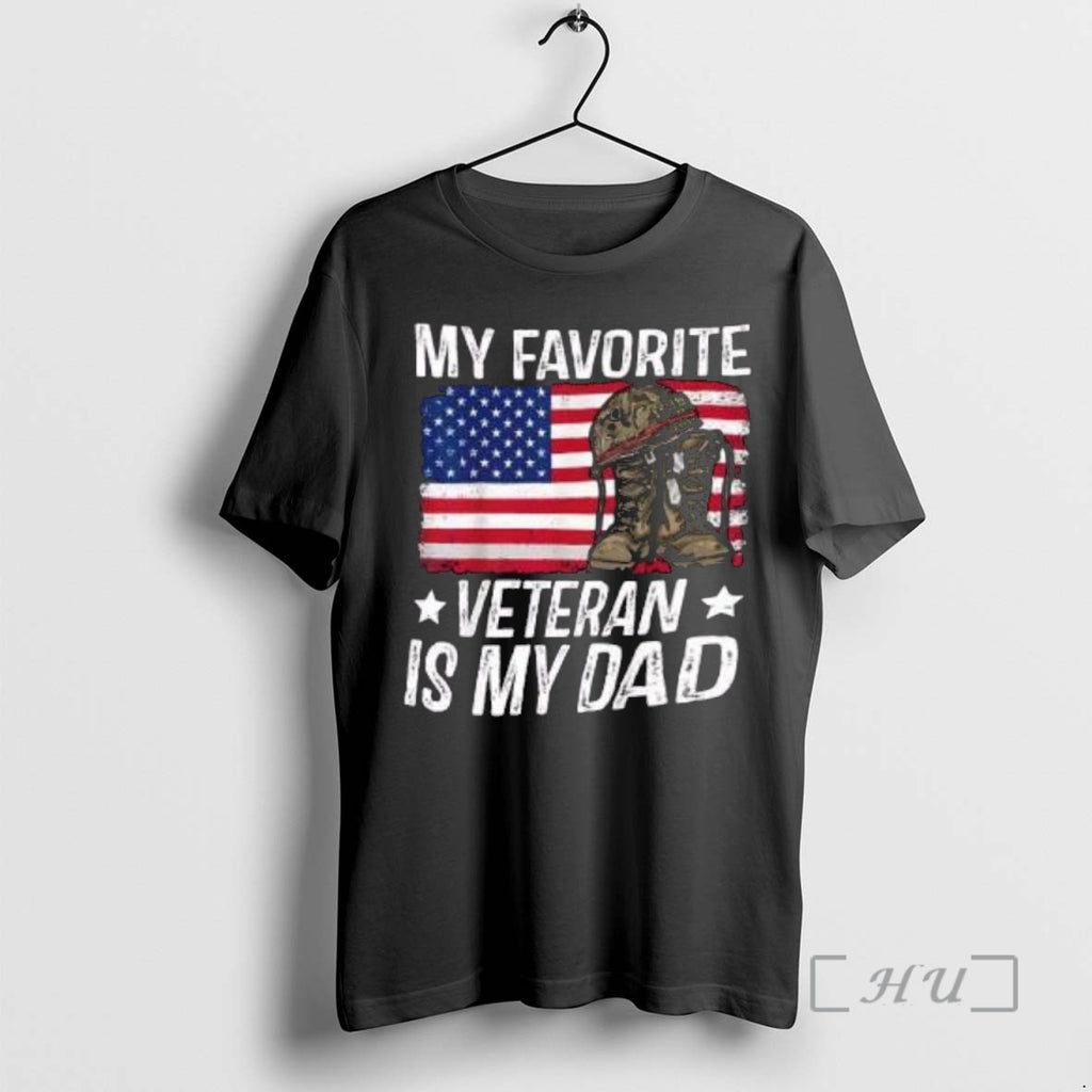Officials My Favorite Veteran Is My Dad Veterans Day T Shirt Sweater