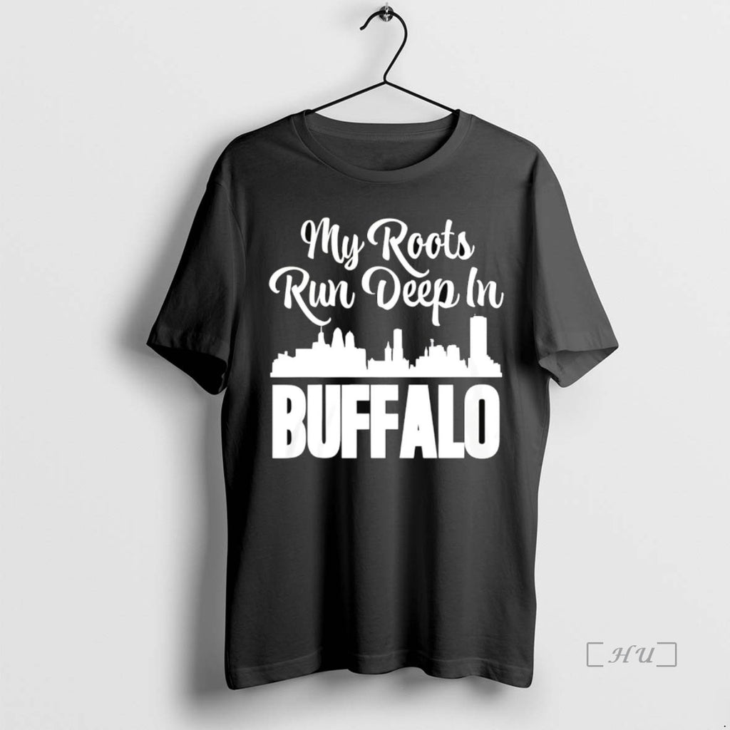Officials My Roots Run Deep In Buffalo City Skyline Premium T Shirt Sweater