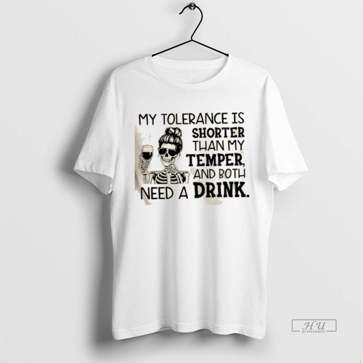 Officials My Tolerance Is Shorter Than My Temper And Both Need A Drink Premium Tee