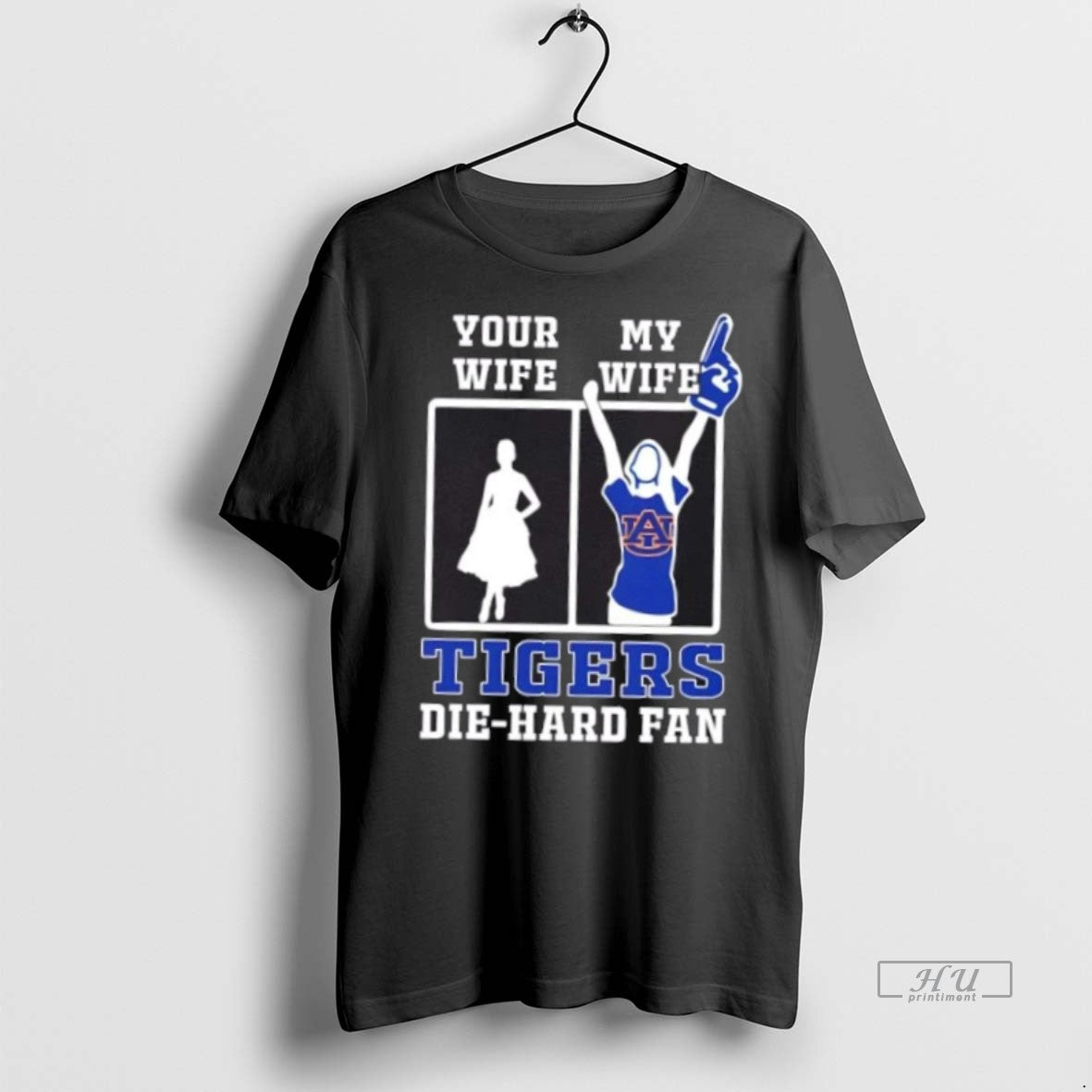 Officials My Wife Auburn Tigers Football Die Hard Fan Premium Tee Shirt Sweater