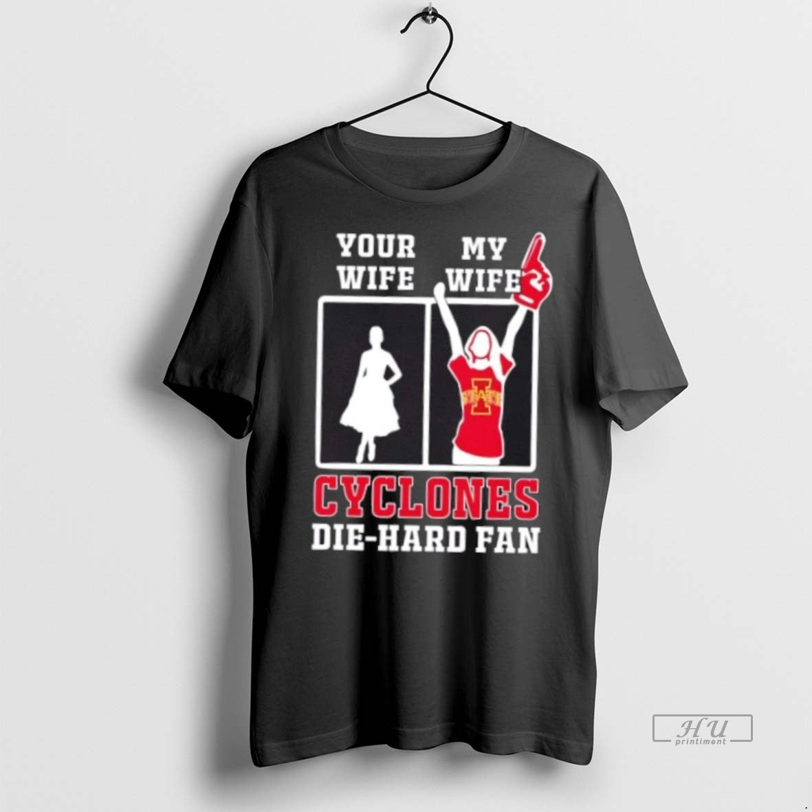 Officials My Wife Iowa State Cyclones Football Die Hard Fan Premium Tee Shirt Sweater