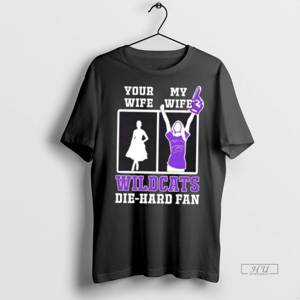 Officials My Wife Kansas State Wildcats Football Die Hard Fan Premium Tee Shirt Sweater