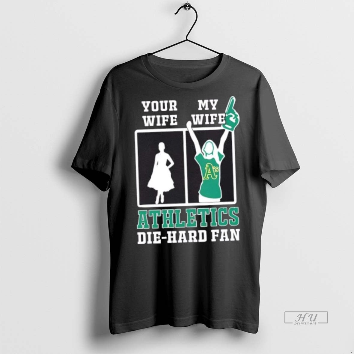 Officials My Wife Oakland Athletics Baseball Die Hard Fan Premium Tee Shirt Sweater
