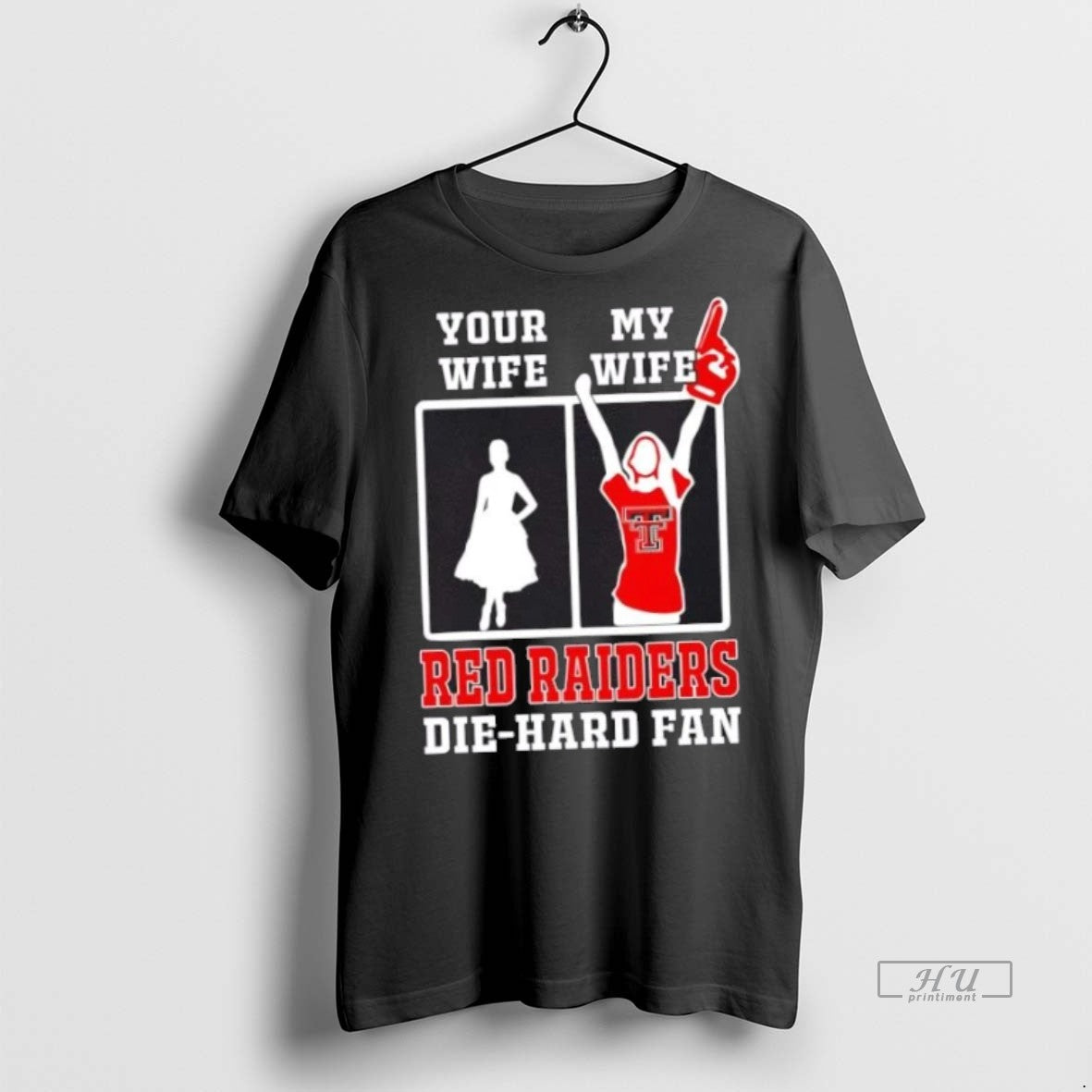 Officials My Wife Texas Tech Red Raiders Football Die Hard Fan Premium Tee Shirt Sweater