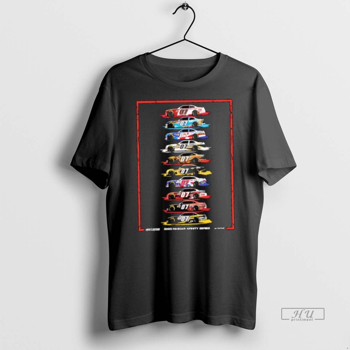 Officials Nascar Xfinity Series 07 Car Driven Nick Leitz Collection Premium Tee Shirt Sweater