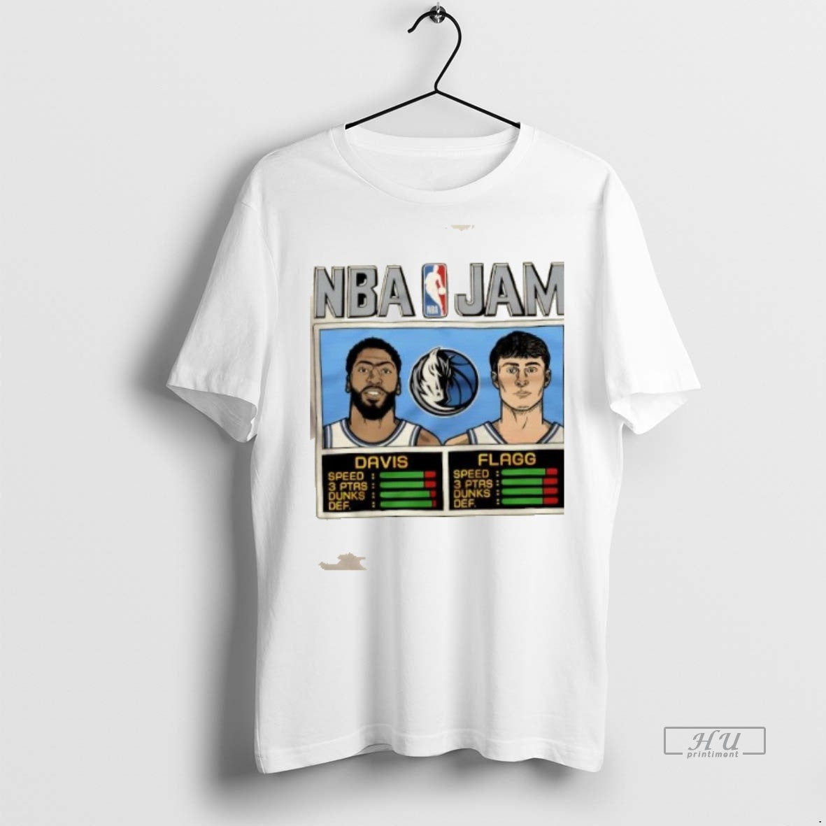Officials Nba Jam Dallas Mavericks Davis And Flagg Tee Shirt Sweater