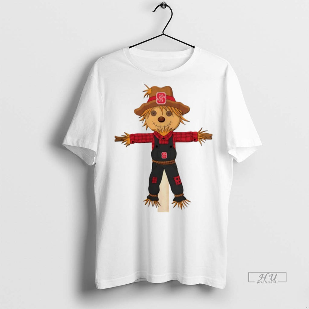 Officials Nc State Wolfpack Scarecrow Mascot Premium Tee Shirt Sweater