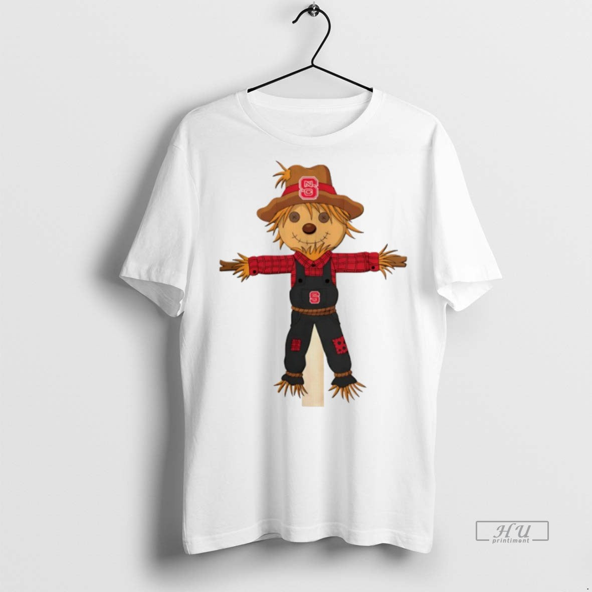Officials Nc State Wolfpack Scarecrow Mascot Premium Tee Shirt Sweater
