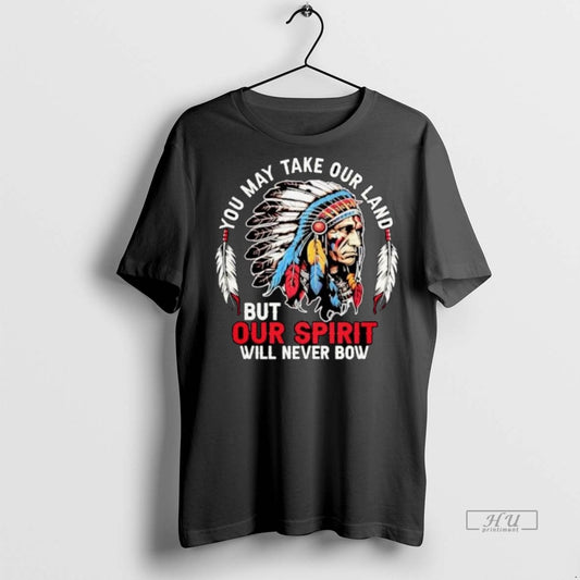 Officials Native American You May Take Our Land Butour Sprint Will Never Bow Ornaments Premium